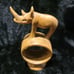 African hand crarved napkin holders.
