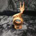 African hand crarved napkin holders.