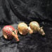 African hand crarved napkin holders.