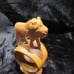 African hand crarved napkin holders.