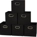 Household Essentials 80-1 Foldable Fabric Storage Bins | Set of 6 Cubby Cubes