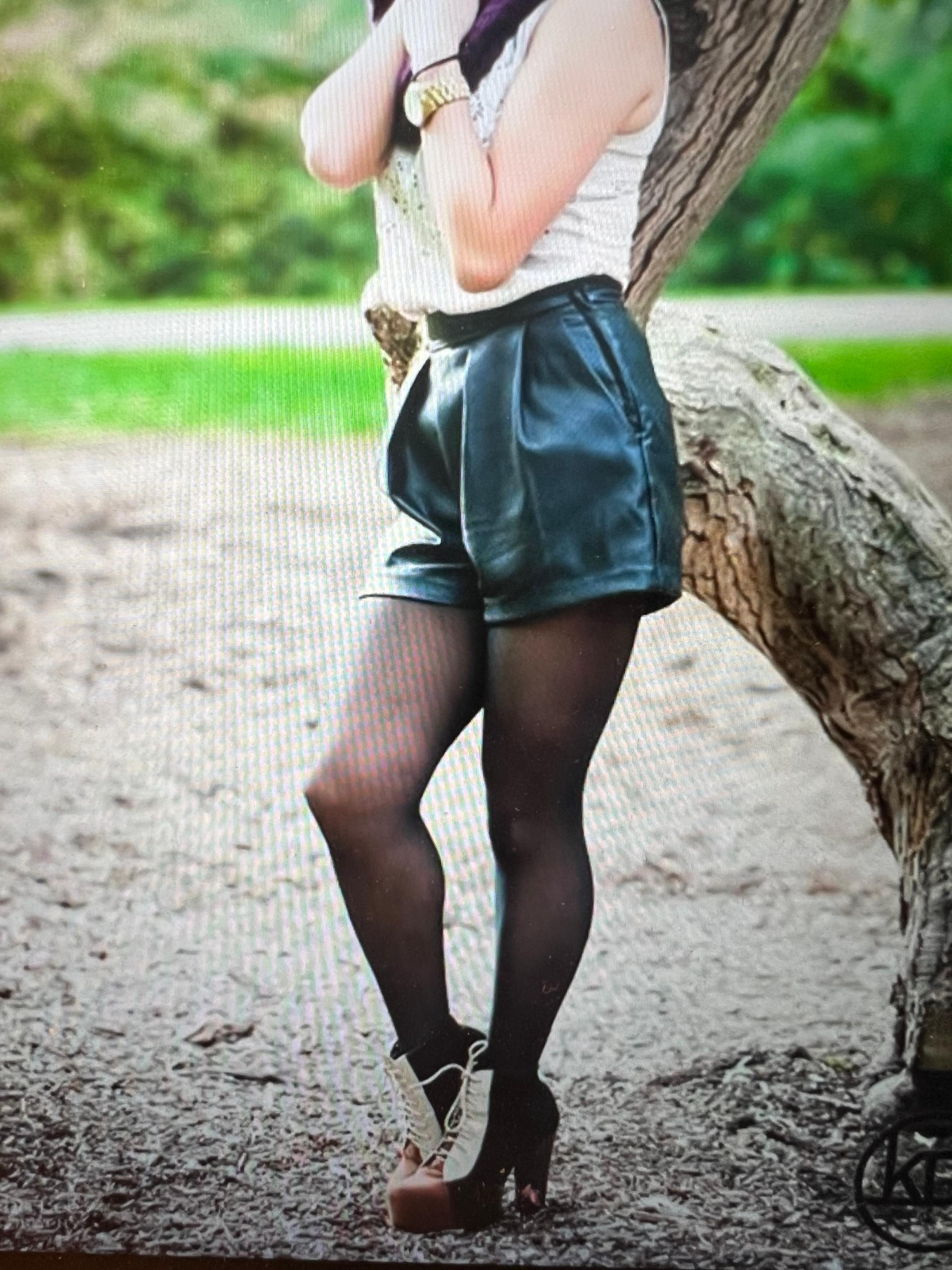 Forever 21 Leather Shorts