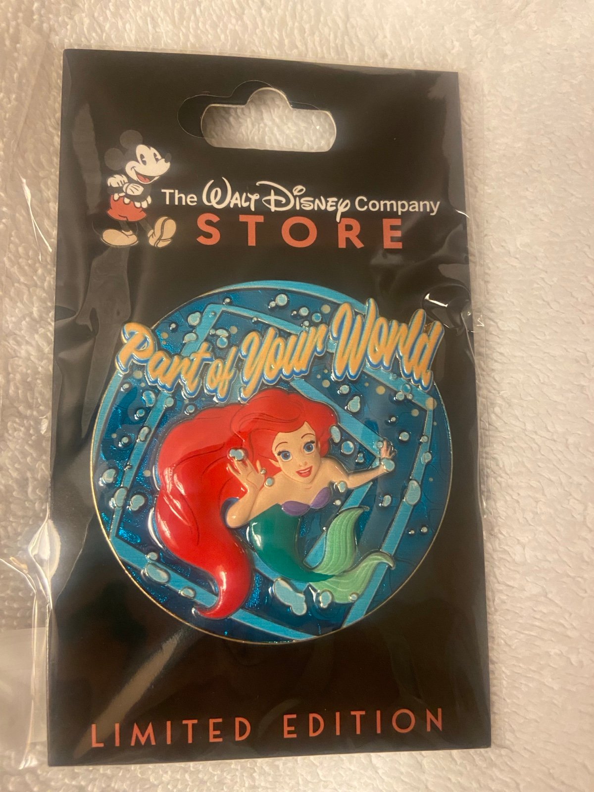 Disney WDC songs I grew up with Ariel D23 expo pin 2024