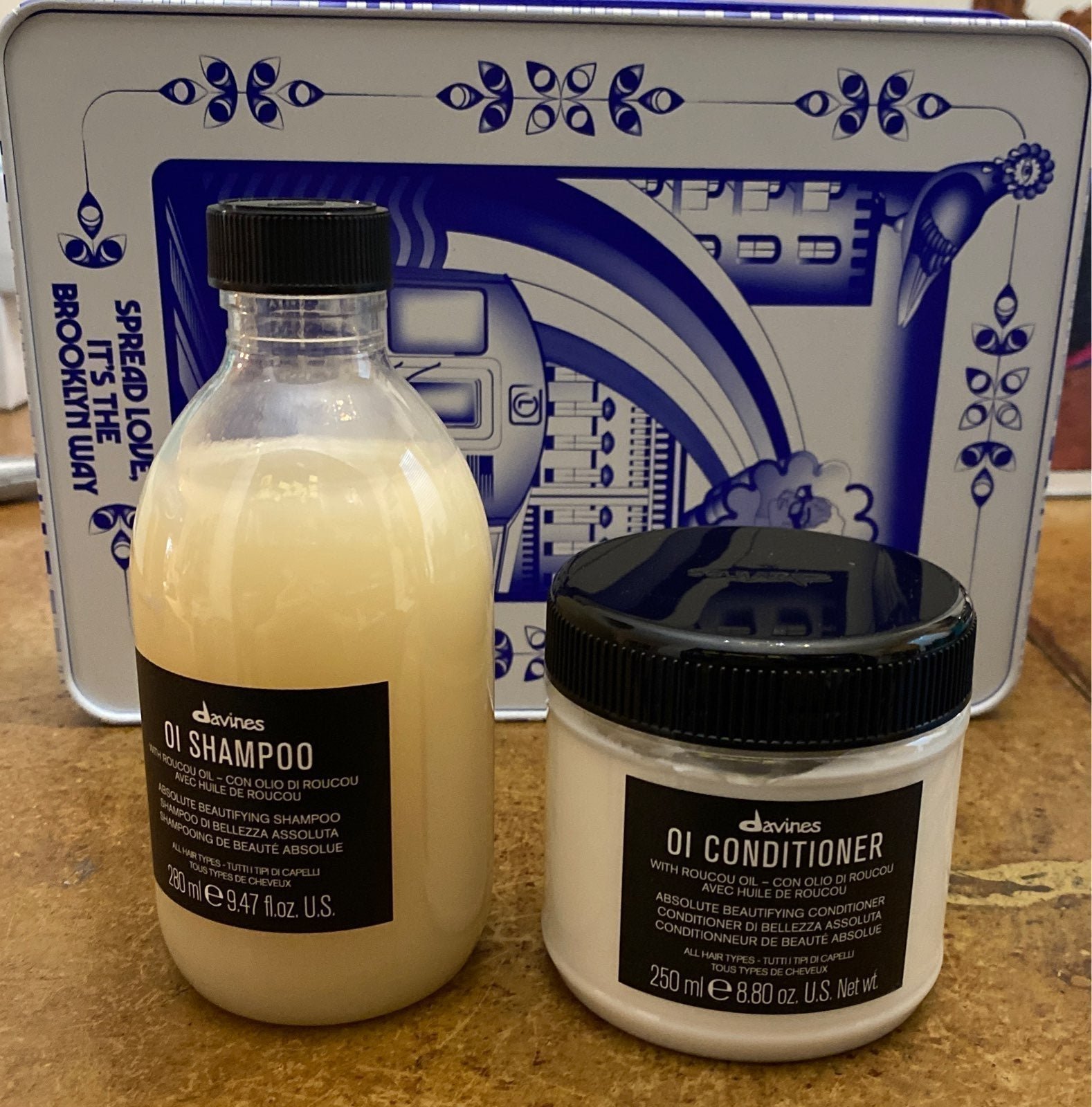 Davines Oi Shampoo Conditioner Set