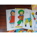 Rare Vintage Sewing Cards A Tisket, A Tasket A Green And Yellow Basket