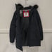 NWT PUREMSX Men's Faux Fur Hooded Winter Parka Snow Ski Black Size S 180 O198