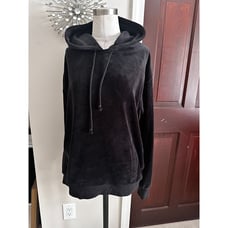 Women’s JOE’S Jeans Black Velour Pullover Hoodie Small