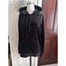 Women’s JOE’S Jeans Black Velour Pullover Hoodie Small