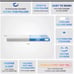 Coldest Ultra Slim Firm Pillow - Gel Memory Foam Pillow for Stomach