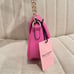 NEW Juicy Pink Straight From the Heart Shoulder Bag Heart Quilt Rhinestone Logo