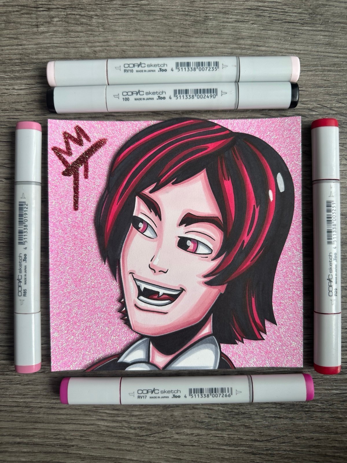 Kieran Valentine 6x6 Drawing