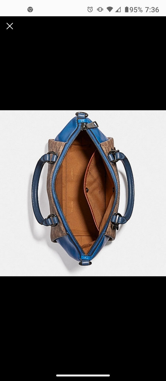 BNWT COACH RETAIL saving Elise Satchel In Colorblock Signature Canvas