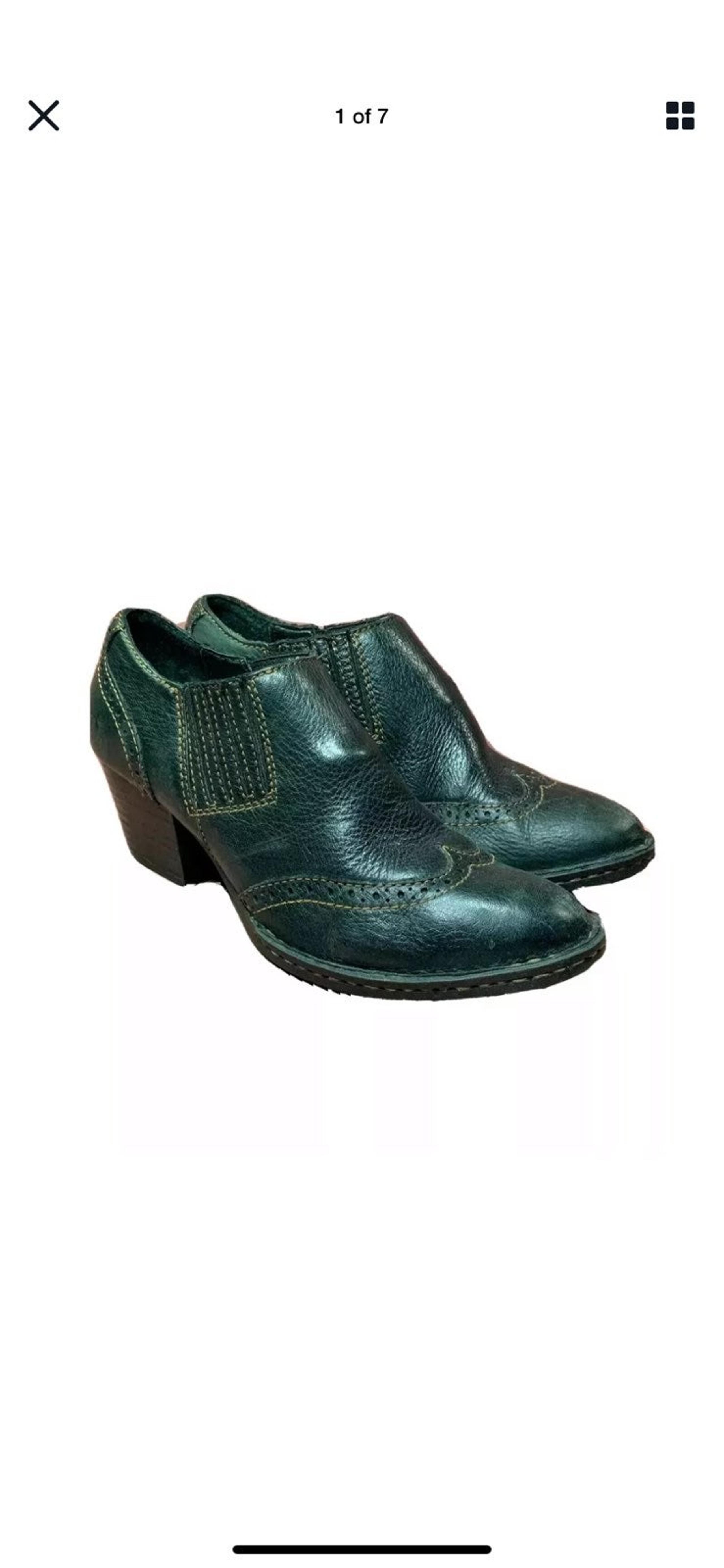 Born Women’s Black Leather Slip On