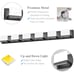 Tipace LED Modern Matte Black Bathroom Vanity