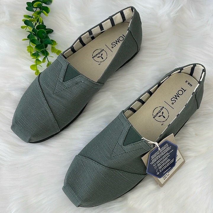 TOMS Mens Alpargata Slip On Casual Shoes