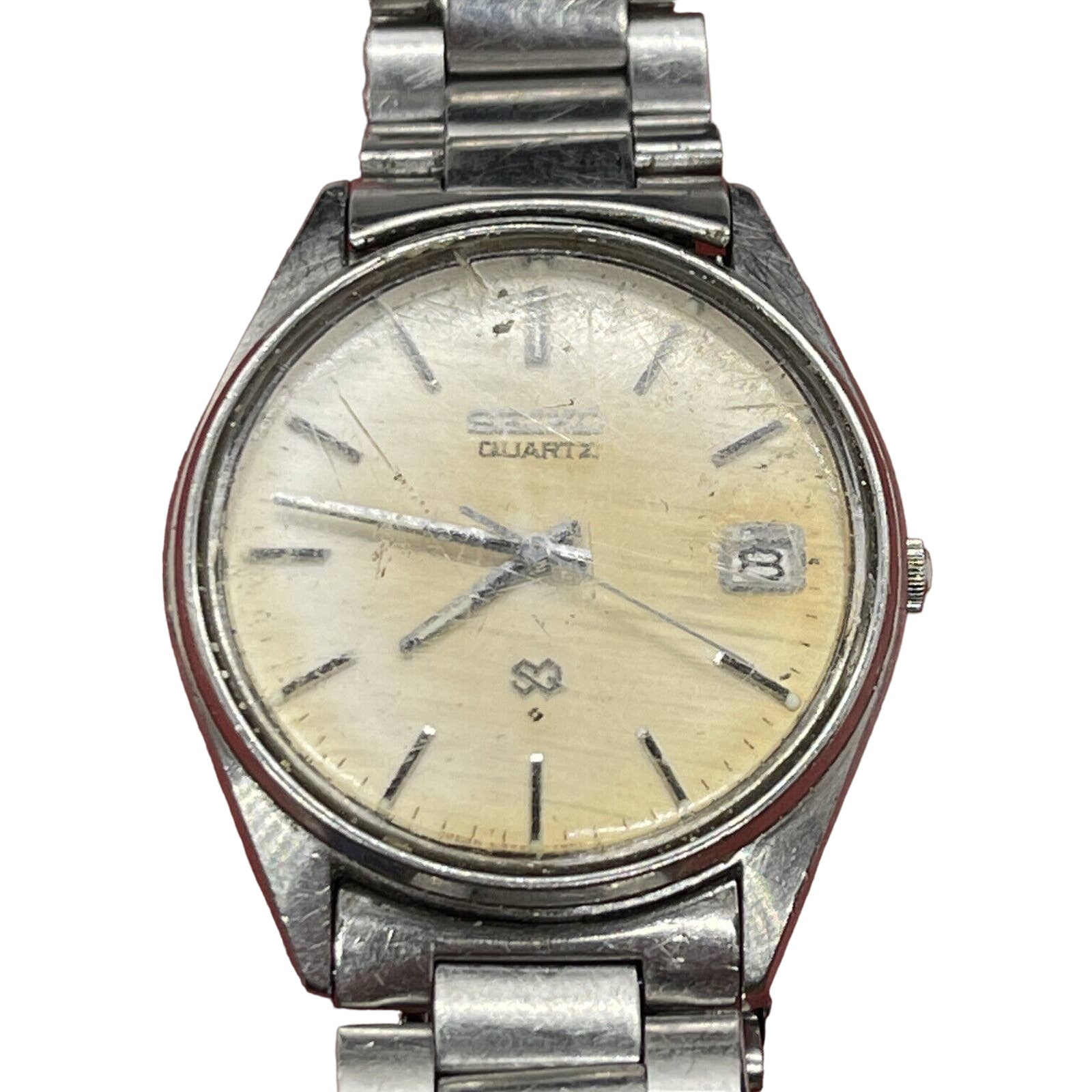 Seiko Quartz Men’s Wristwatch 8222-7009 Runs (repair) Vintage 239