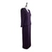 Karen Miller Vintage Jacket Long Dress Beaded Sequins Plum Purple Women’s Size 8