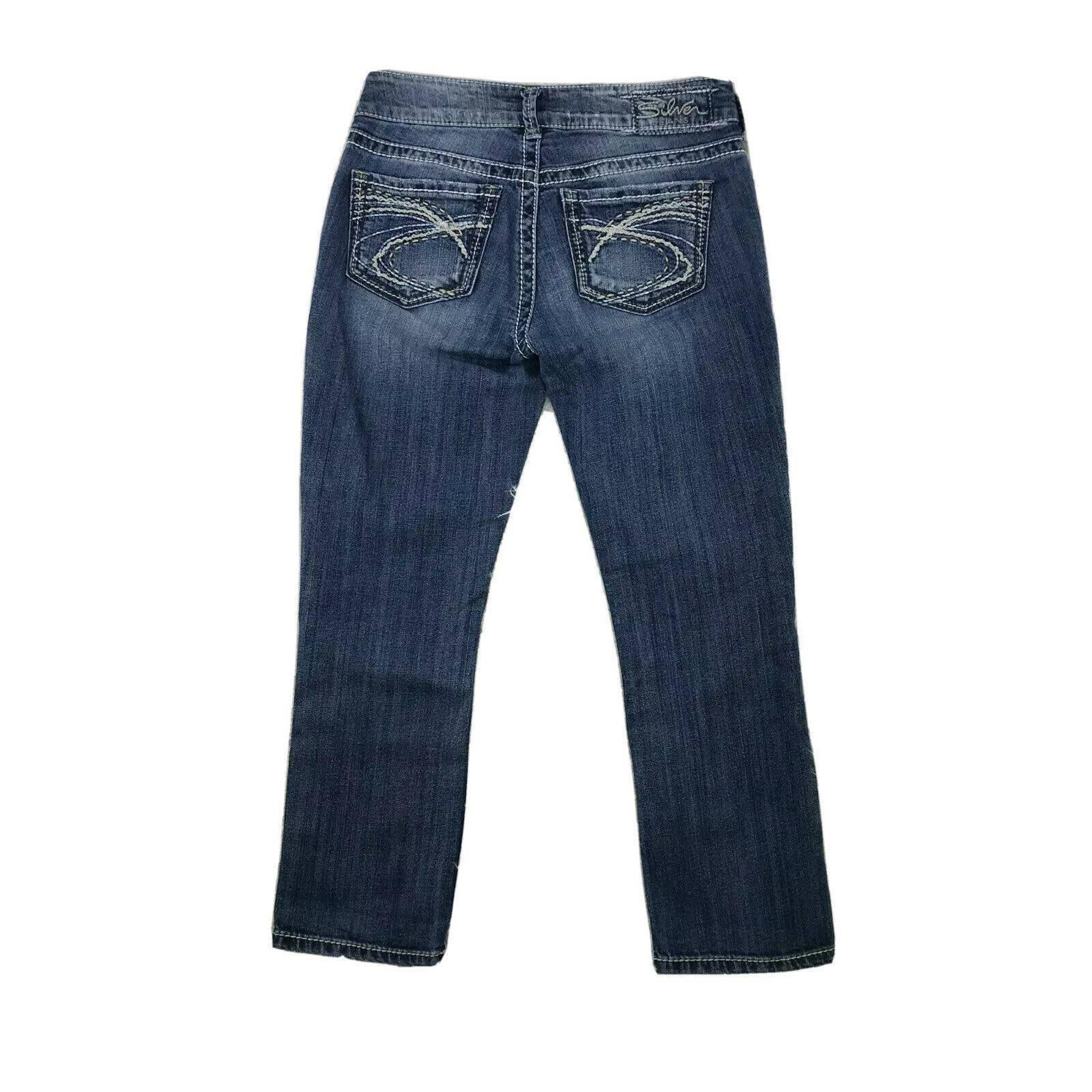 Silver Jeans Suki Capri Size 28 Women