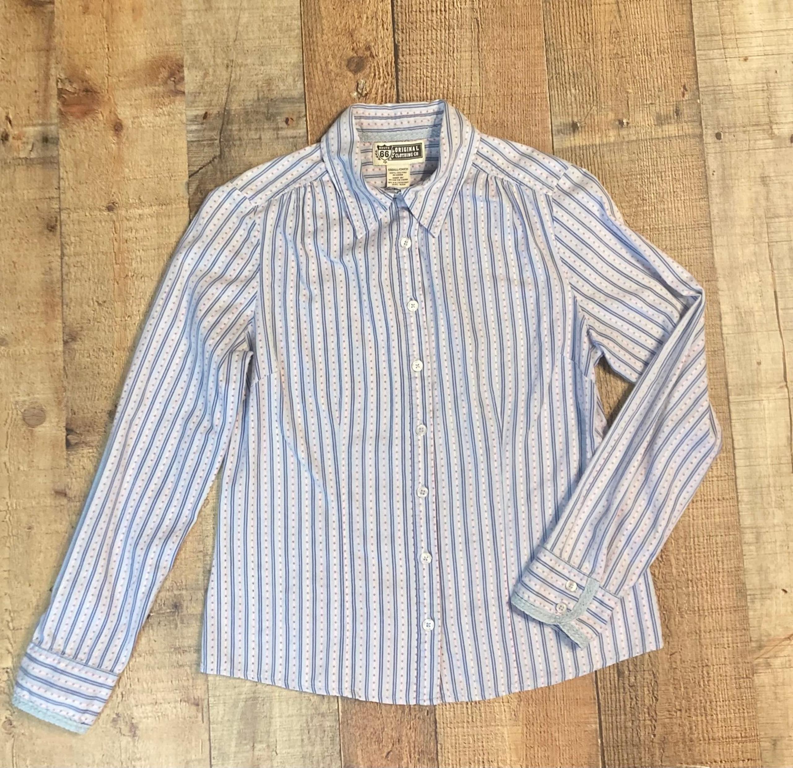 Route 66 Western Top Size Small Vintage Button Down Cowgirl Rodeo Farm