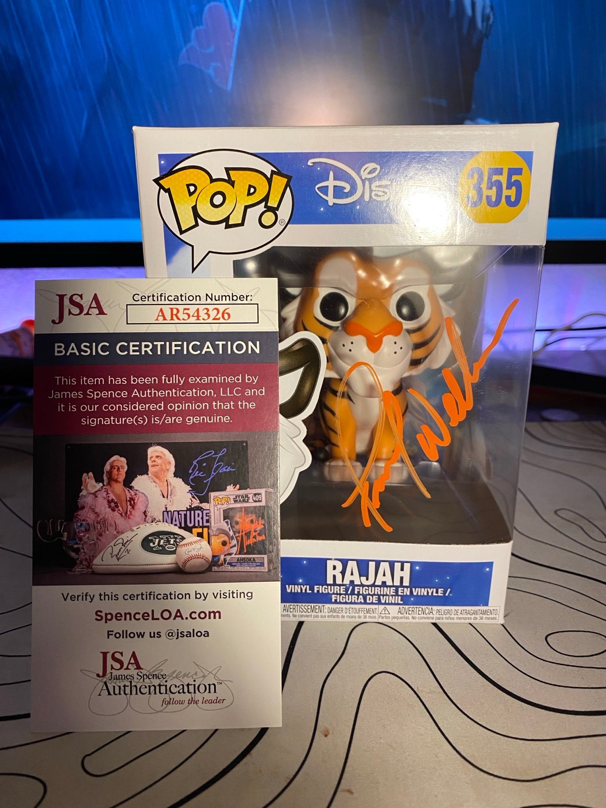 Rajah signed funko pop