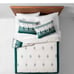 Opal House Teal borders comforter