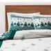 Opal House Teal borders comforter