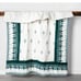 Opal House Teal borders comforter
