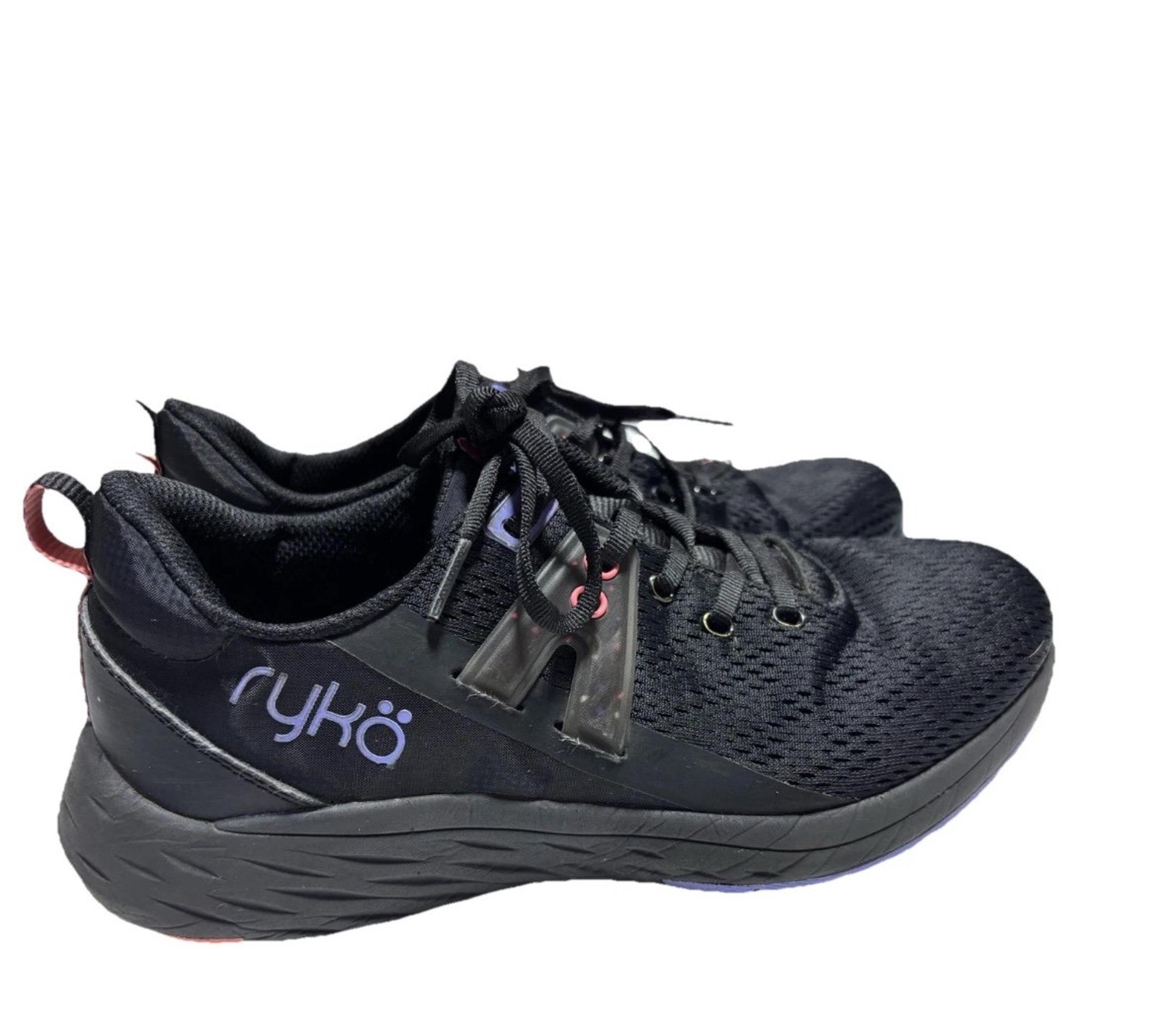 Ryka Women's Pinnacle Xt Cross Training Shoe Sneaker Black Purple 9M