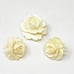 Vintage Belgium 835 Silver Vermeil Celluloid Brooch & Earrings Demi Parure