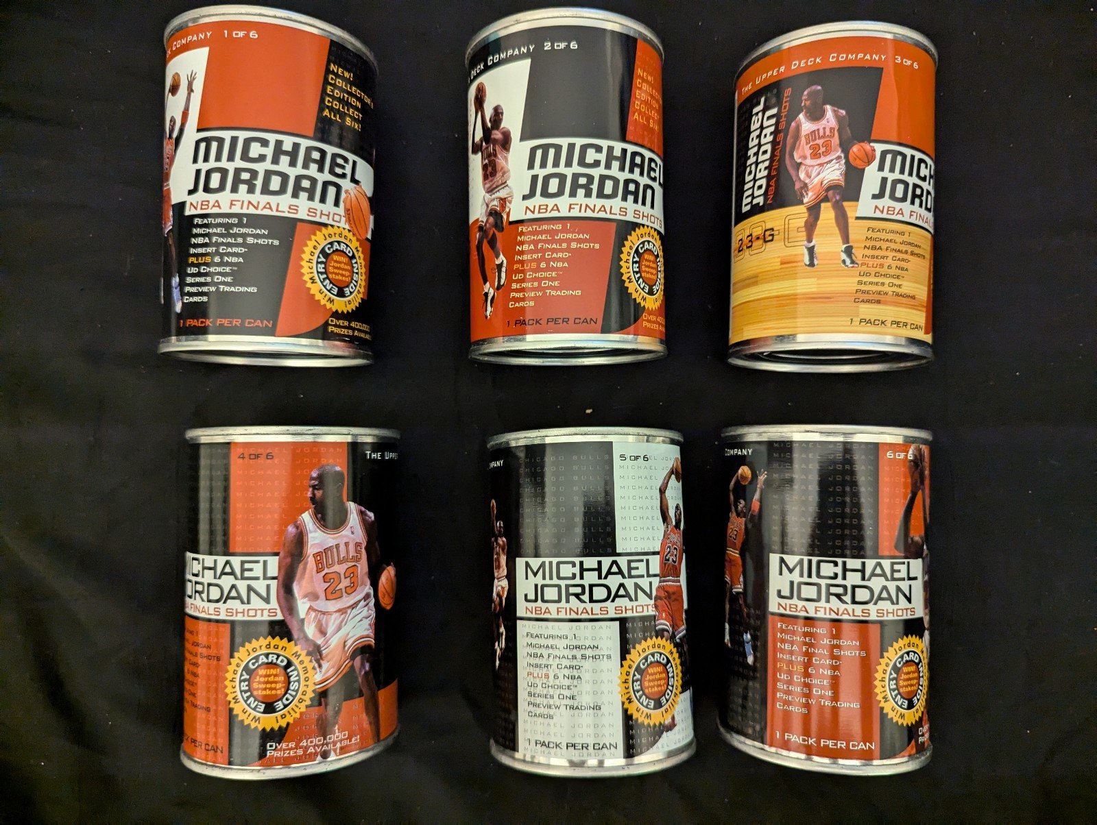 Complete Set Unopened 1998-99 Upper Deck Michael Jordan NBA Final Shots