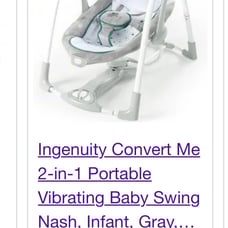 Baby swing
