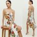 Reformation Juliette Floral Dress Formosa Size 8 Midi with Slit
