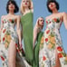 Reformation Juliette Floral Dress Formosa Size 8 Midi with Slit