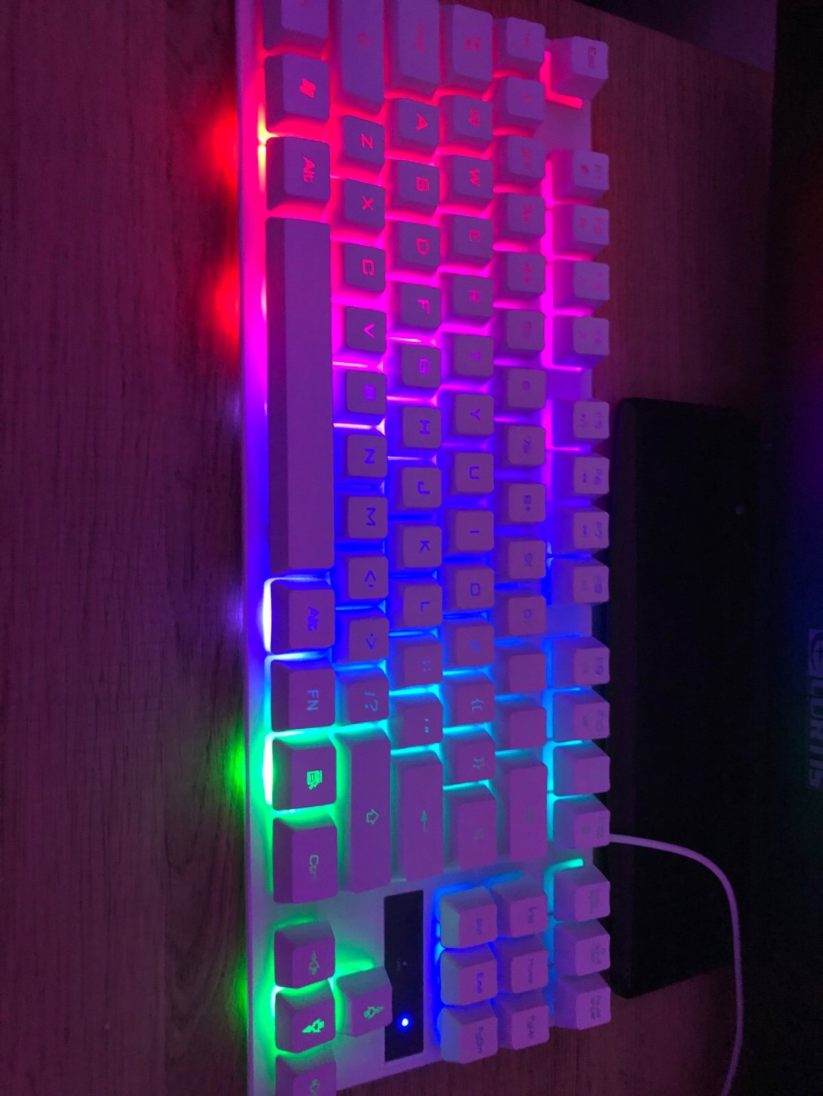 A full who who keyboard led lights sounds really good
