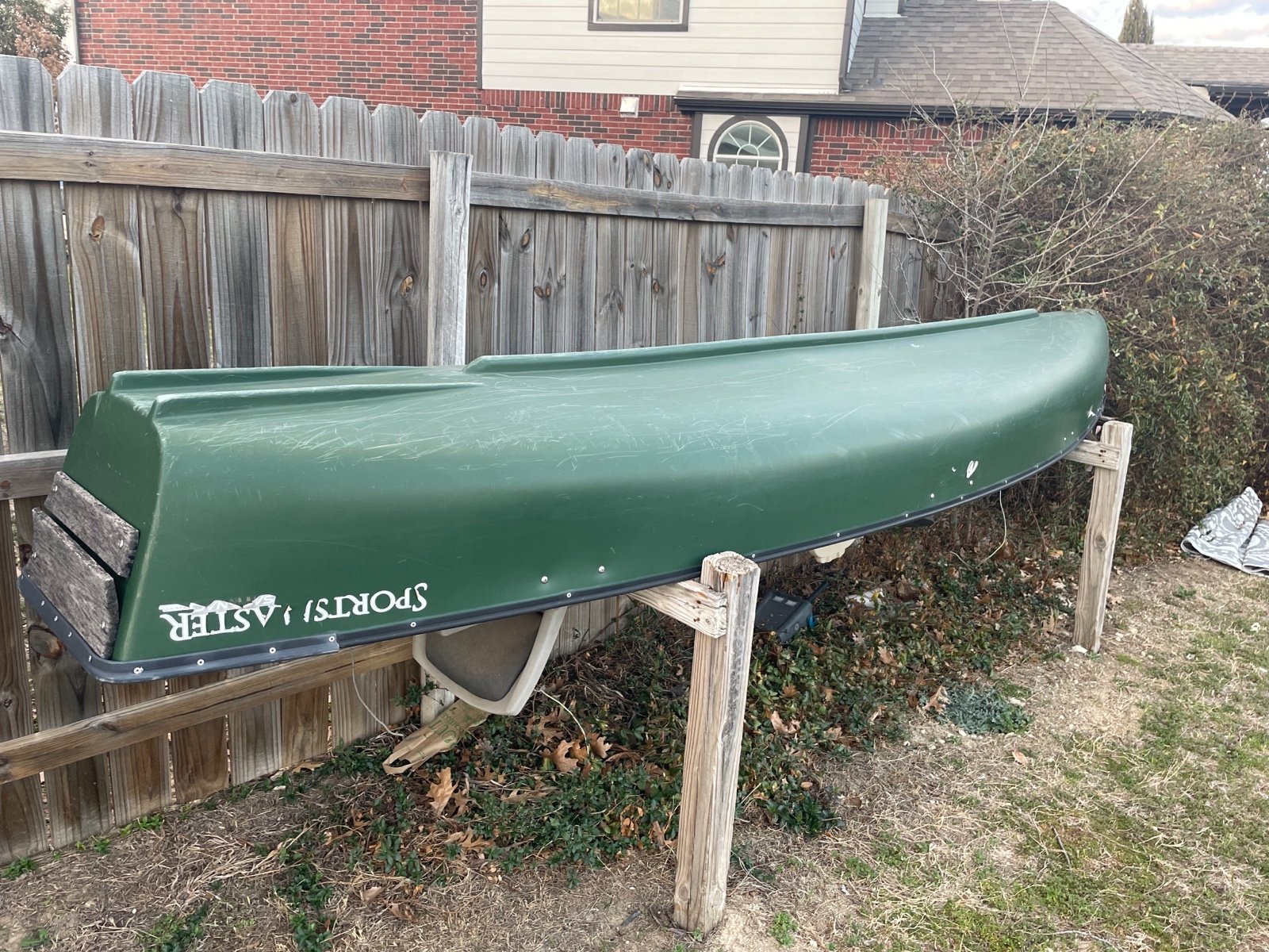 Square back 3 man canoe