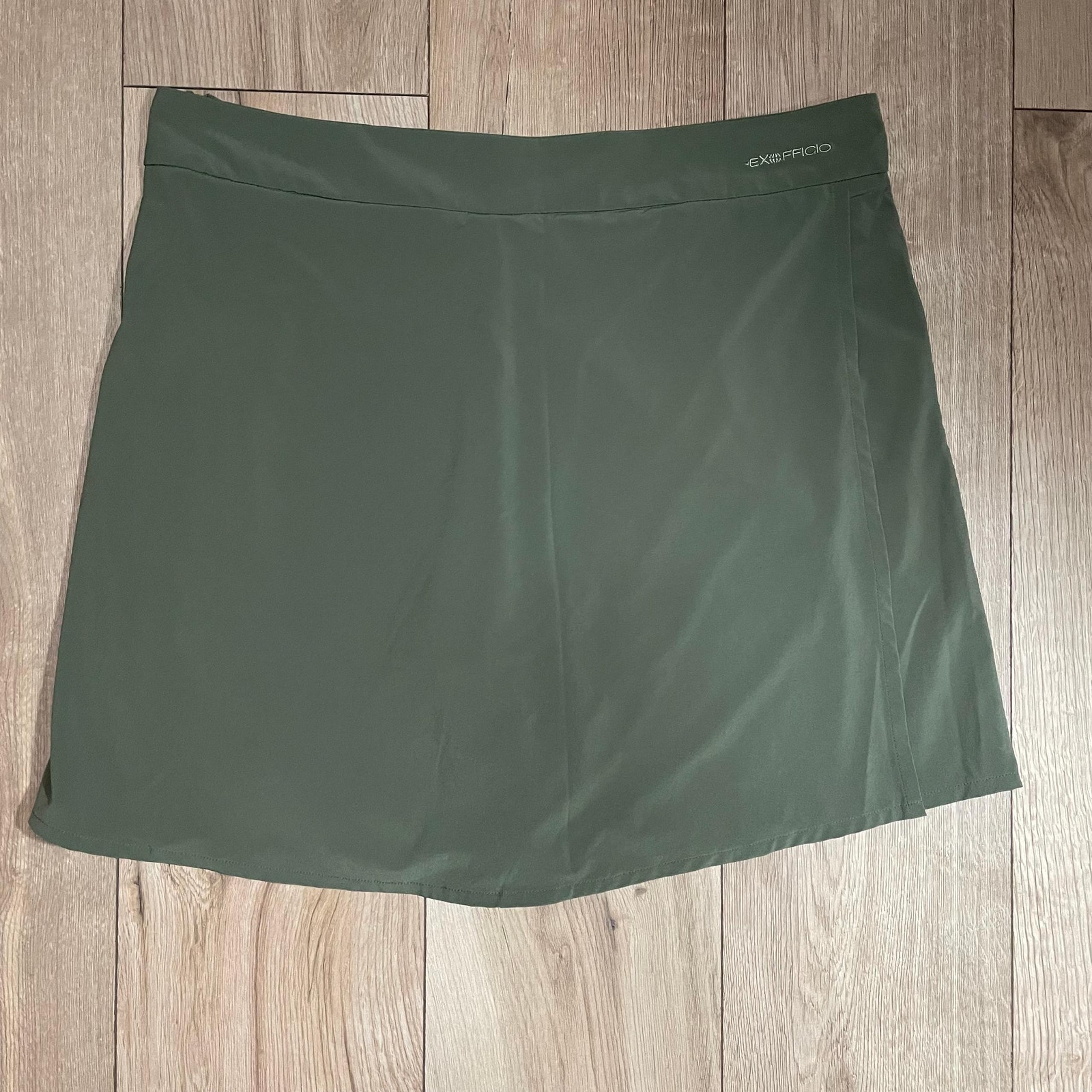 EXOfficio Athletic Performance Skort Womens 14 Green Golf Hiking