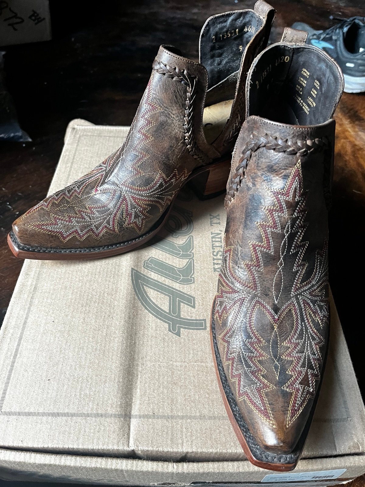 Western booties dress boots
