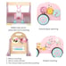 , baby wooden stroller, children push and pull learning to walk,