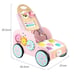 , baby wooden stroller, children push and pull learning to walk,