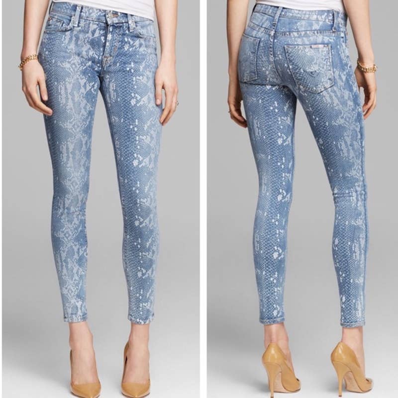 HUDSON Nico Mid-Rise Super Skinny Copperhead Jeans Size 25