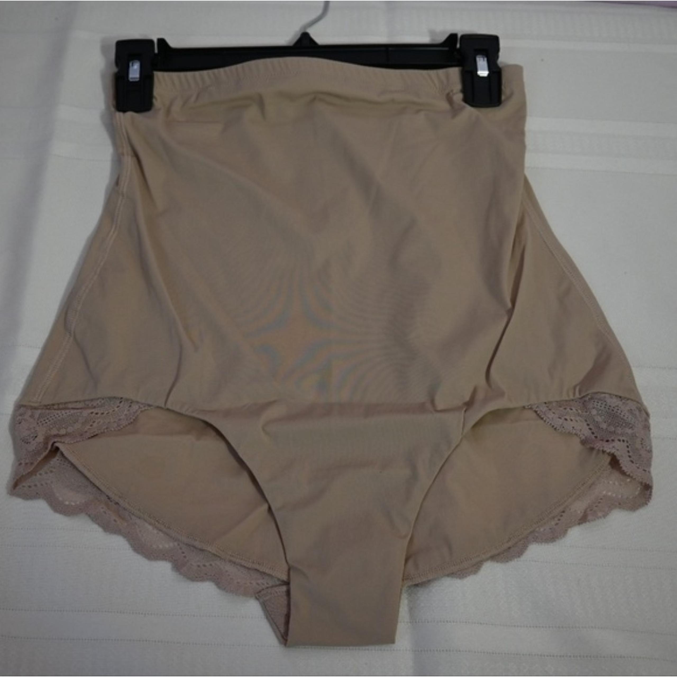 Natori Plush Cream High Waist Tummy Control Brief Size XL