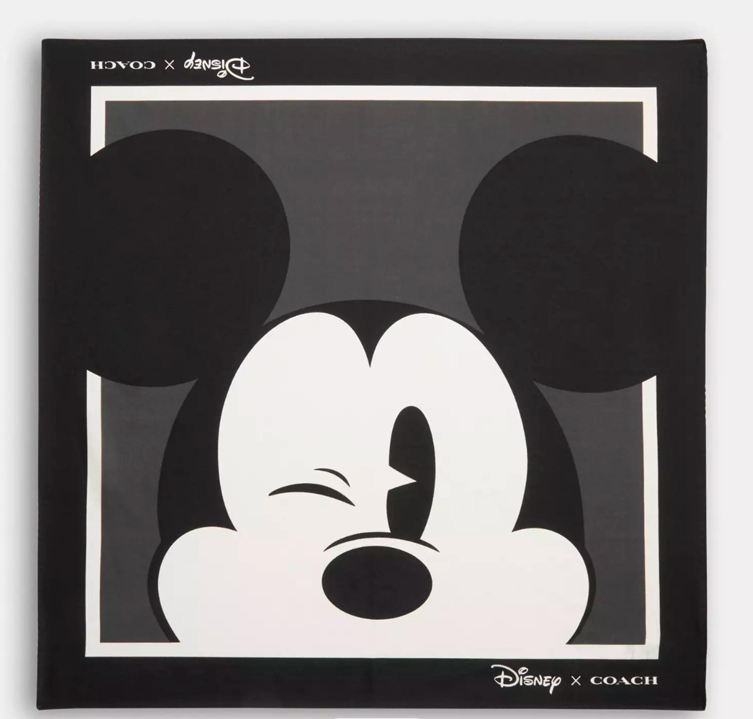 Disney X Coach Mickey Mouse Silk Bandana CN997