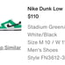 Nike DUNK low New in Box size 10