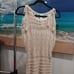 Chicos Open Weave Cold-Shoulder Cotton Sweater
