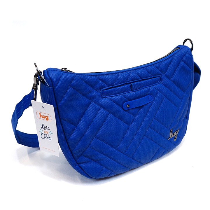 NEW ❤️ Lug Harmony Sapphire Matte Luxe Multi-Strap Shoulder Crossbody Hobo