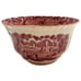 Vintage 1950's Mason's Pink/Red Vista Ironstone Transferware Waste Tea Bowl