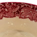 Vintage 1950's Mason's Pink/Red Vista Ironstone Transferware Waste Tea Bowl