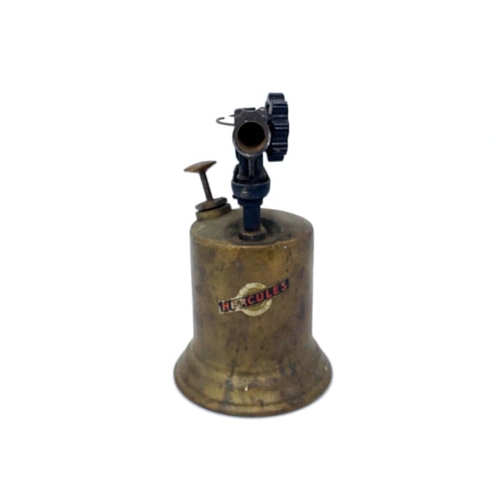Hercules Blow Torch Brass VTG Gasoline Welding Soldering Gas Antique Steampunk