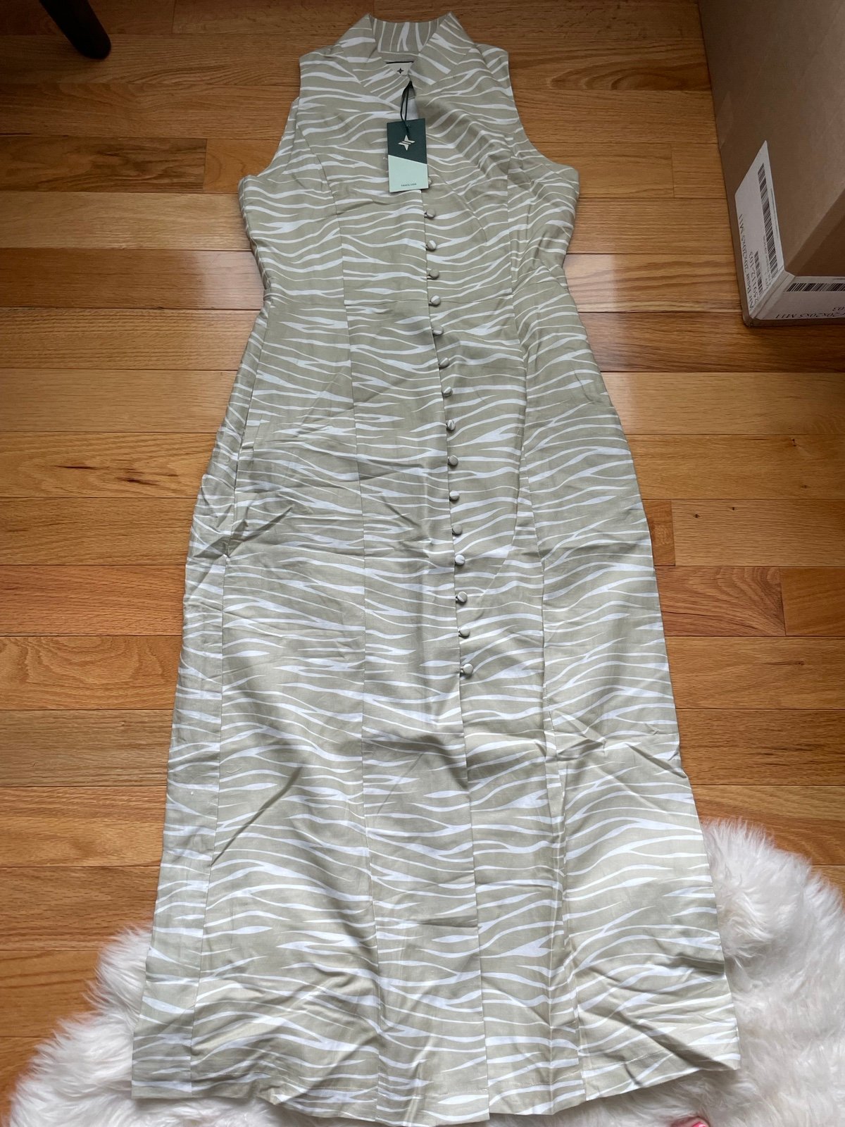 Tuckernuck Leighton Dress Zebra Print