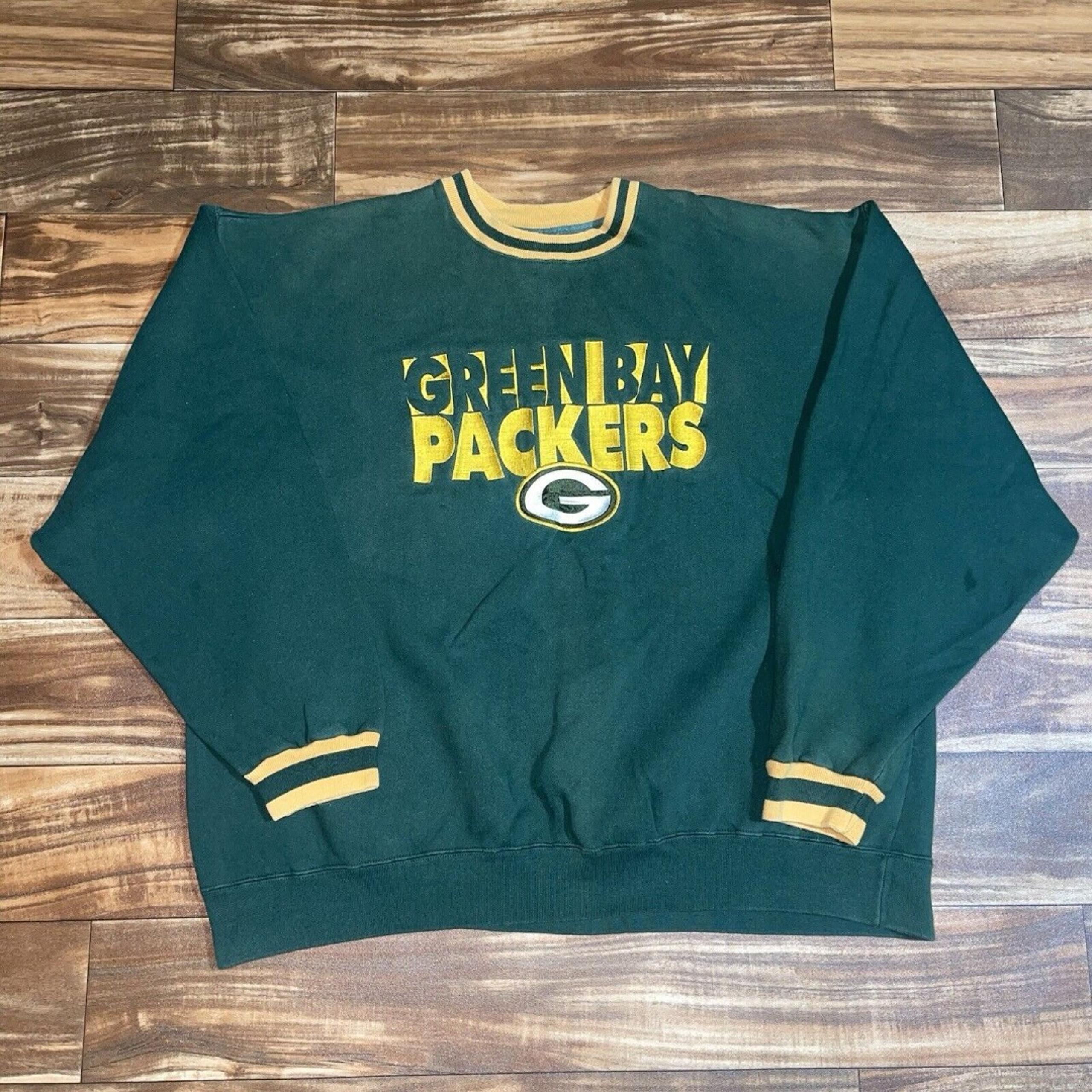 Vintage Green Bay Packers Crewneck Pullover Men's Size XL Embroidered - Pro Player